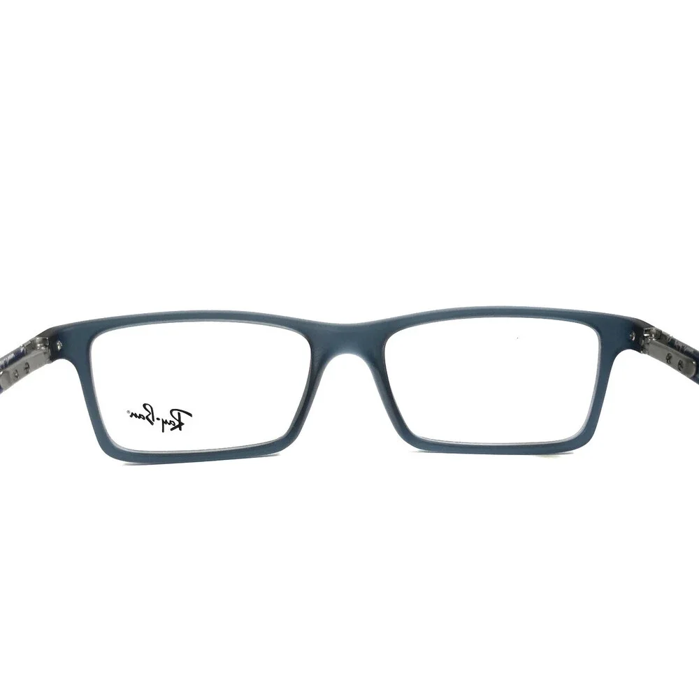 Ray-Ban Eyeglasses Frames RB8901 5262 Matte Blue Gray Carbon Fiber 53-17-145